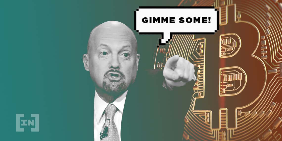 Investment Guru Jim Cramer Changes His Tune on Bitcoin