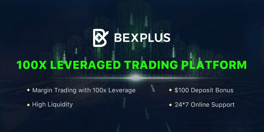 Bexplus Offers 100x Leverage Crypto Trading &#038; 100% Deposit Bonus