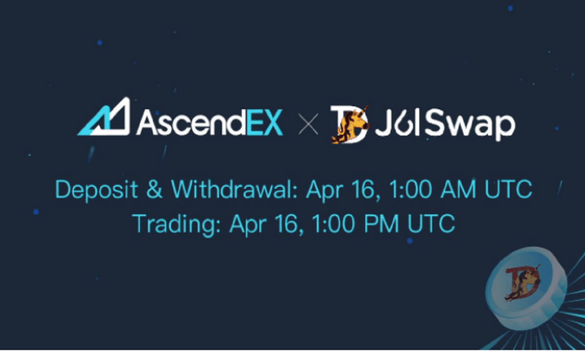 JulSwap Is Now Listed on AscendEX