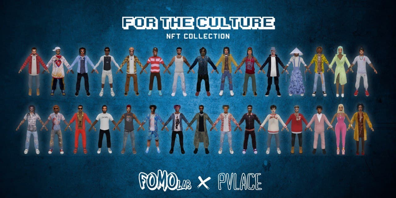 Fomo Lab, PVLACE, Gunboi launch &#8216;For the Culture&#8217; NFT Collection
