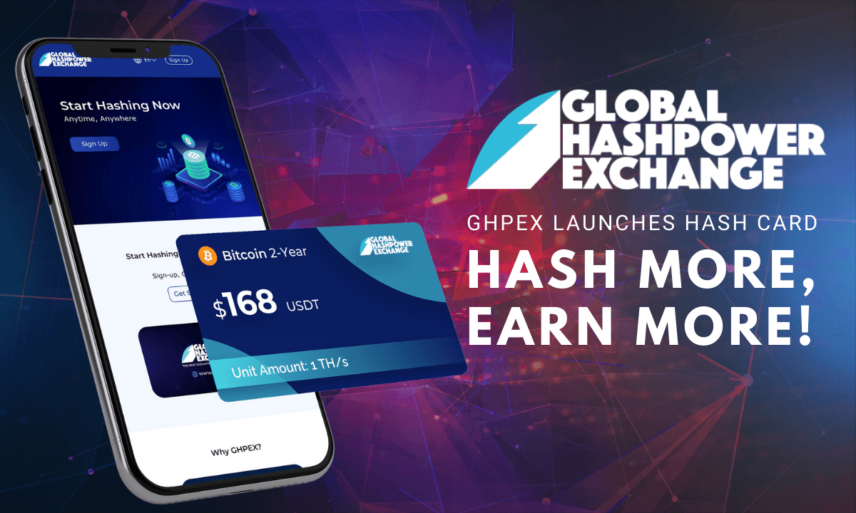 GHPEX Hash Card: Hash and Earn