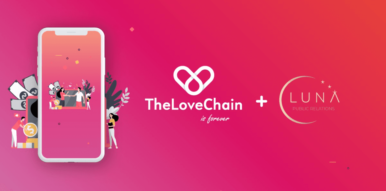 The LoveChain Partners With Luna PR for Blockchain Social Media