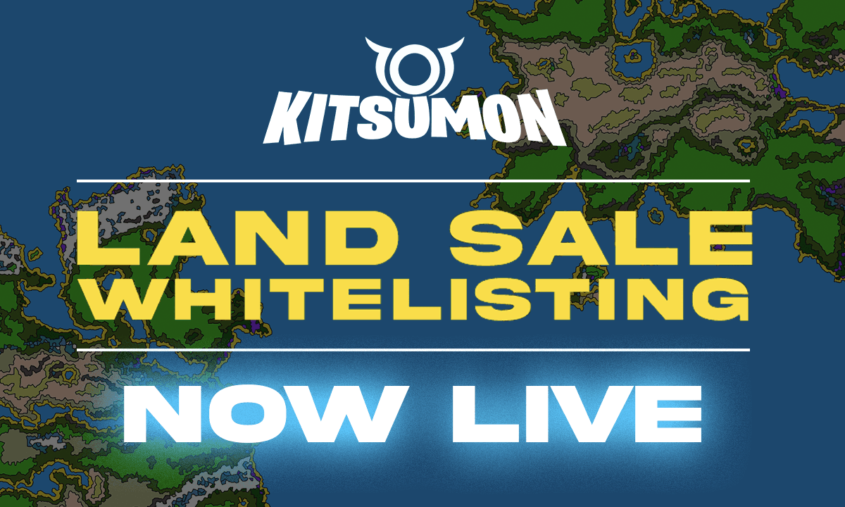 Kitsumon Launches NFT Land Sale in Partnership with Top NFT and Gaming Platforms