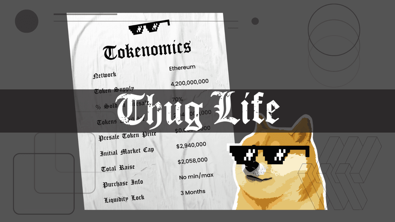 Could Thug Life Be the Next Pepe? Meme Coin Presale Raises $275k &amp; Ends in 14 Days