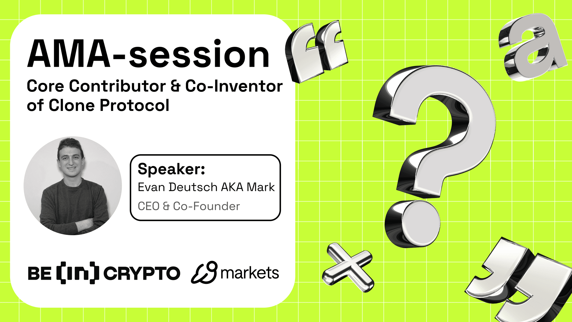 Clone Protocol X BeInCrypto AMA Session