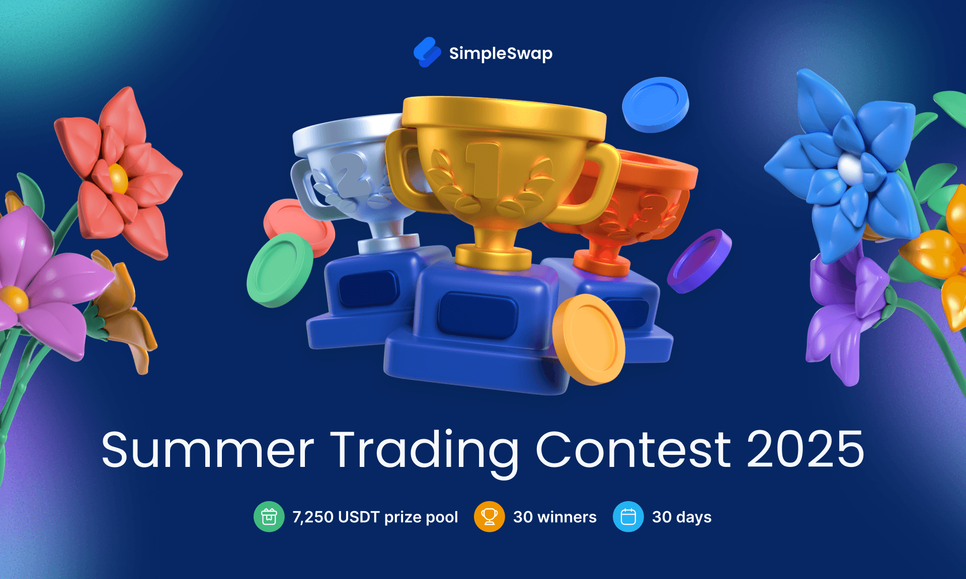 Final Days! Trade Now to Grab Your Share of $7,250 in SimpleSwap’s Summer Contest