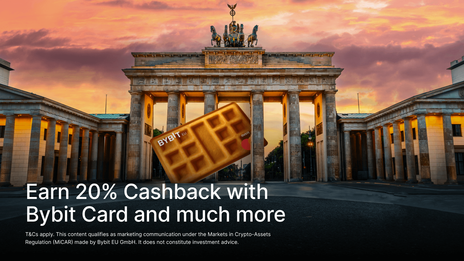Bybit Card Launches in Europe With Unmatched 20% Cashback 