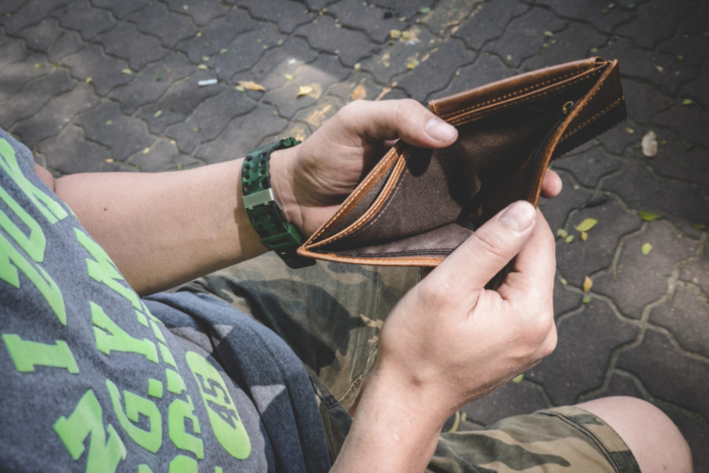 empty wallet