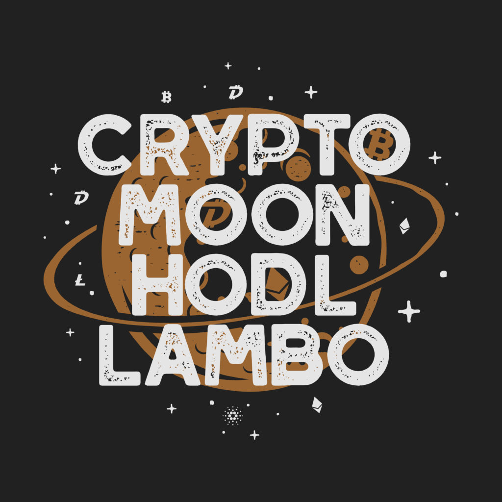 crypto moon hodl lambo