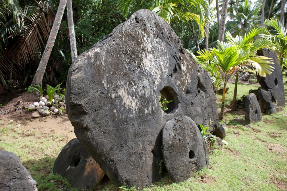 stone disc money