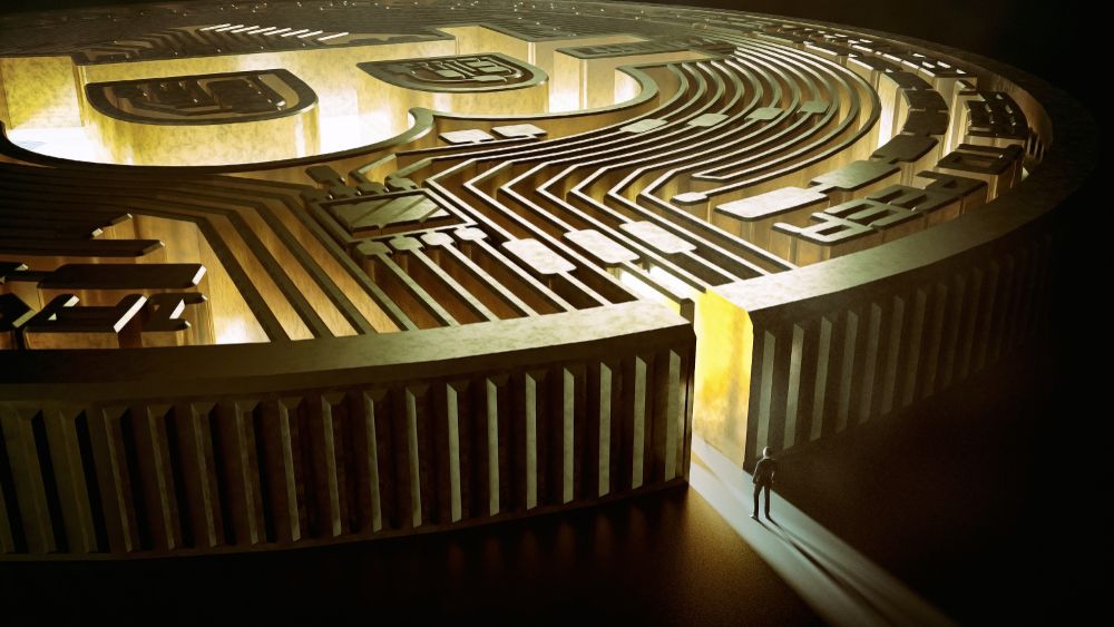 Bitcoin BTC Maze