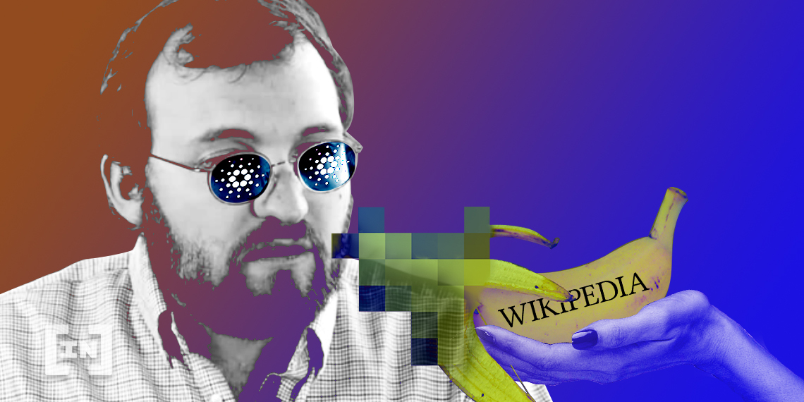 Cardano Co Founder Claims Wikipedia Is Censoring Him Beincrypto