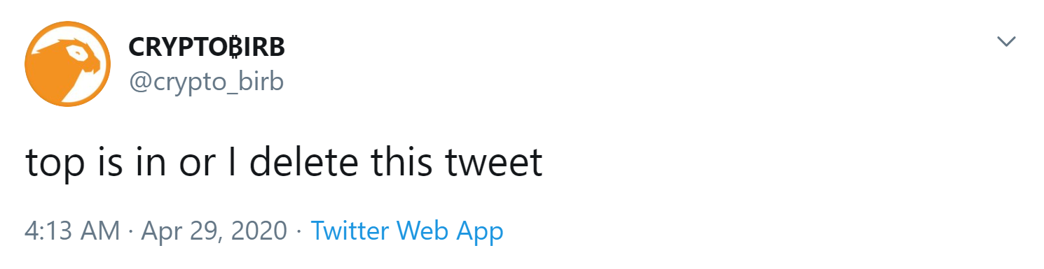 delete tweet