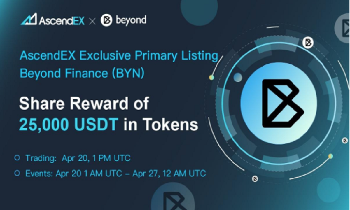 Beyond Finance Is Now Listed on AscendEX
