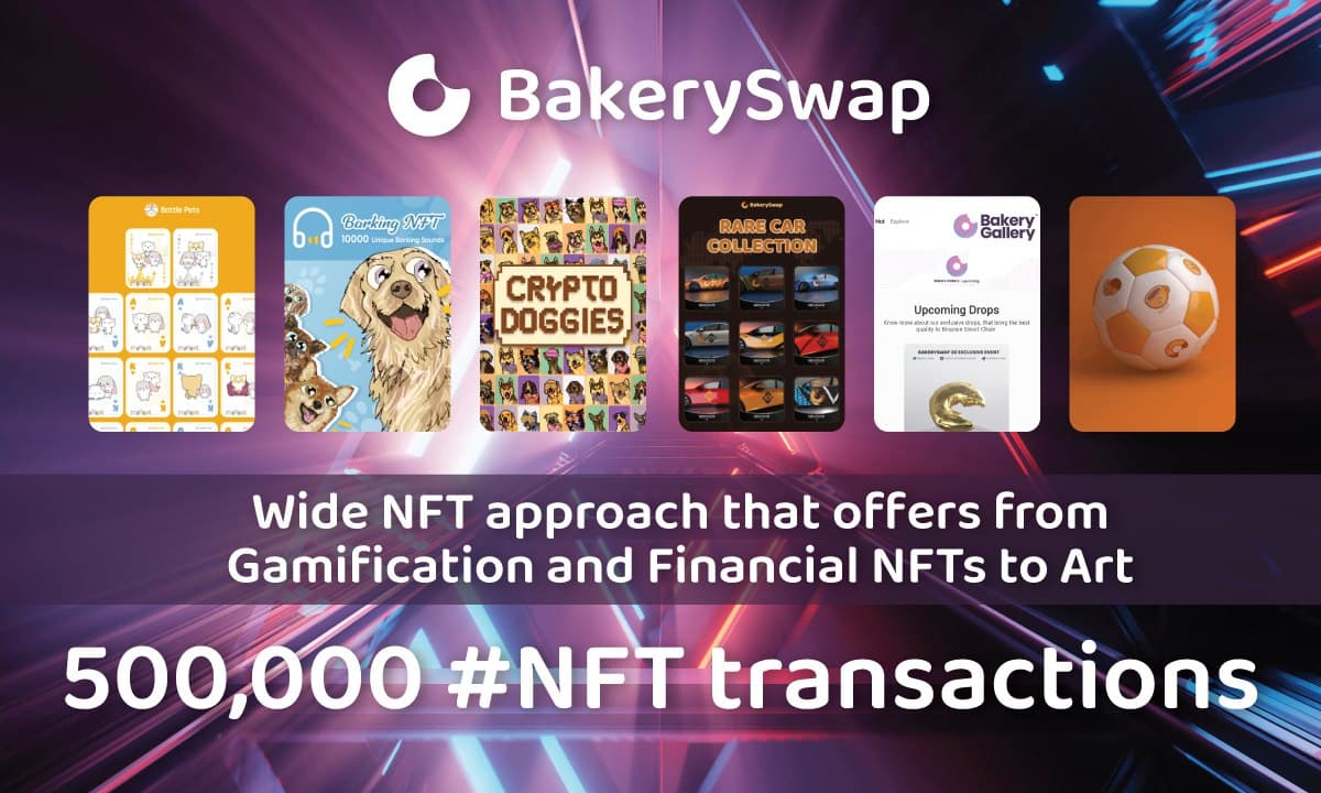 BakerySwap Hits 500,000 NFT Transactions - BeInCrypto