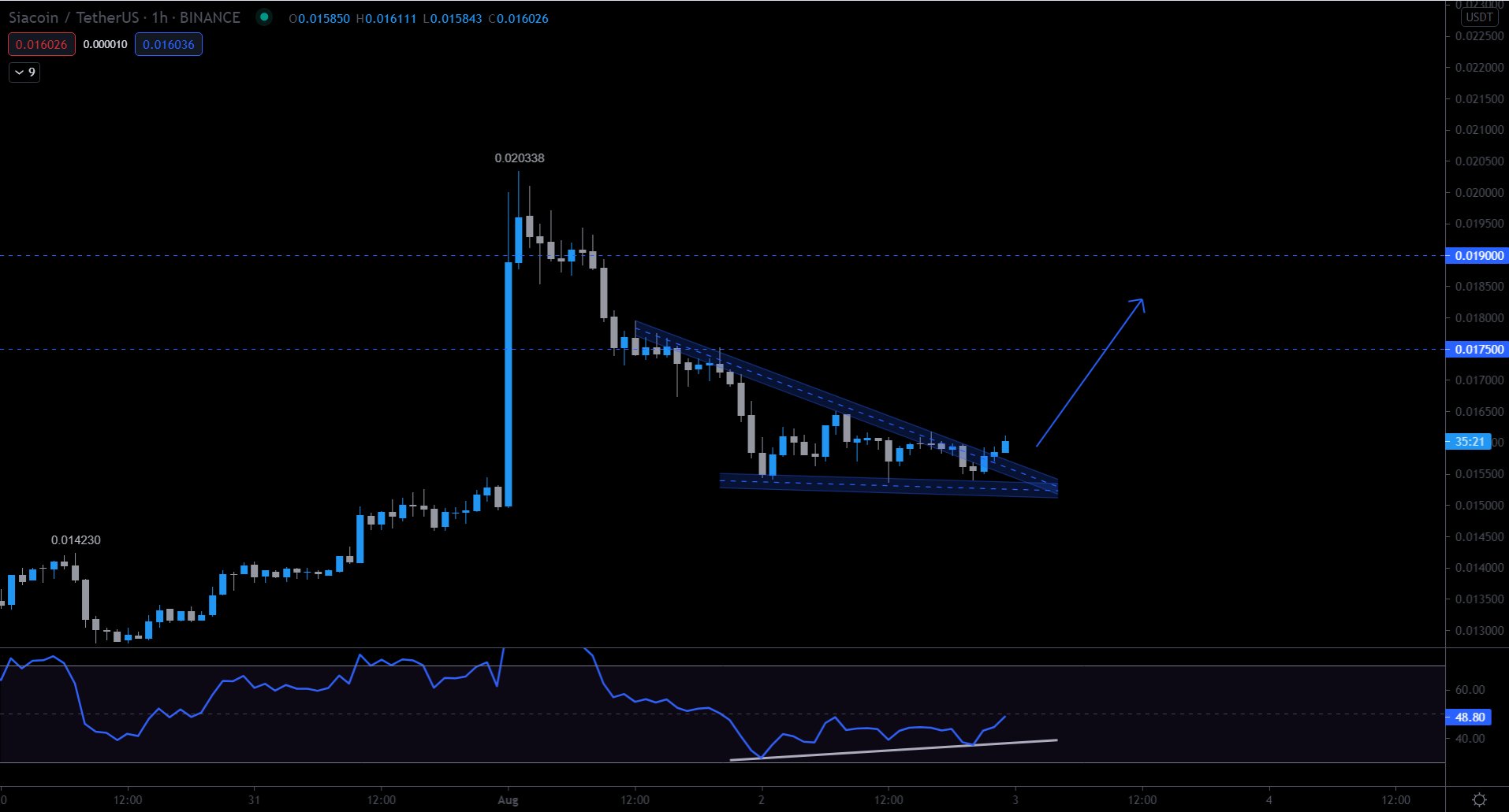 Siacoin movement