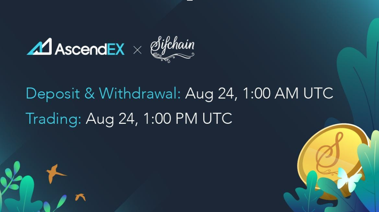 SifChain Lists on AscendEX