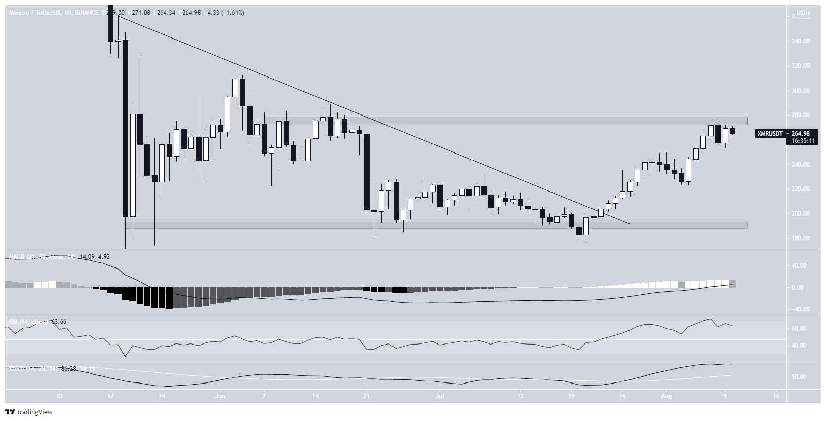 XMR Altcoin Analizi