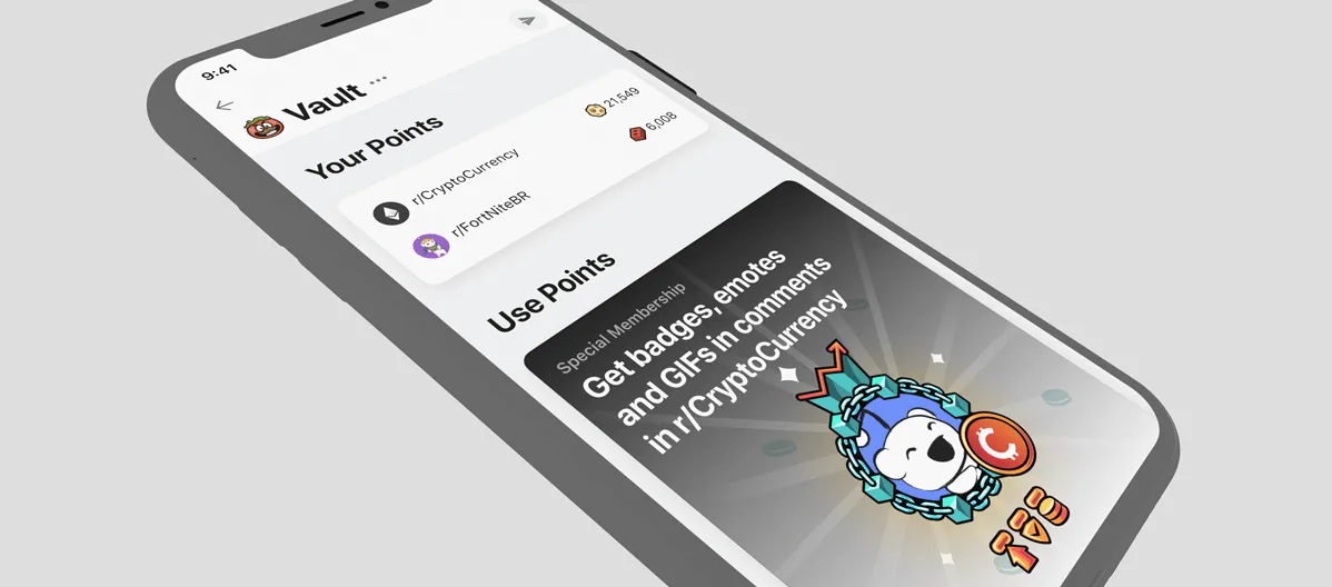 Reddit vault to store Reddit MOONs