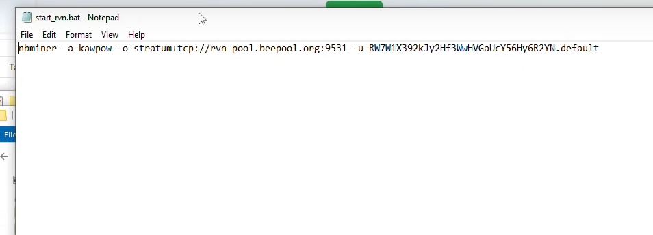 ravencoin mining start rvn bat file  ravencoin mining how to mine ravencoin