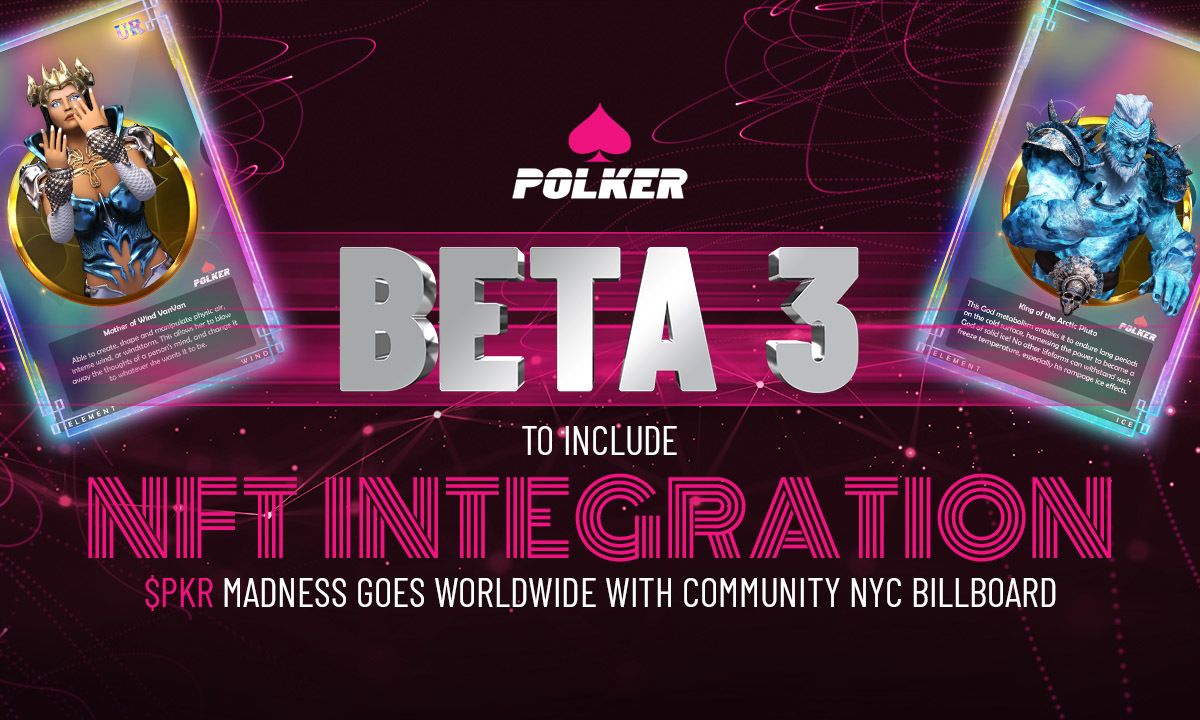 Polker’s Beta 3 to Include NFT Integration