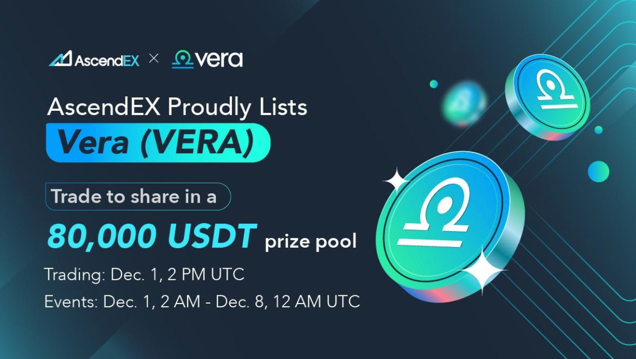 AscendEX Lists VERA Token (VERA)