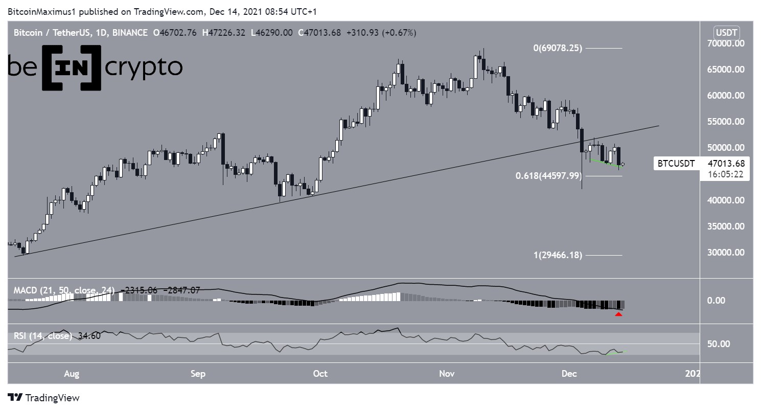 BTC Daily movement