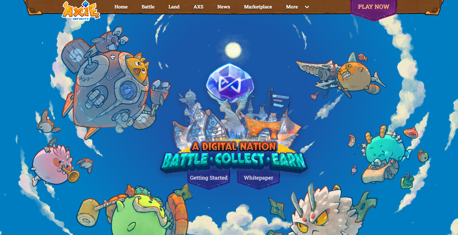 First Play-To-Earn NFT Web-Based Game on the Blockchain