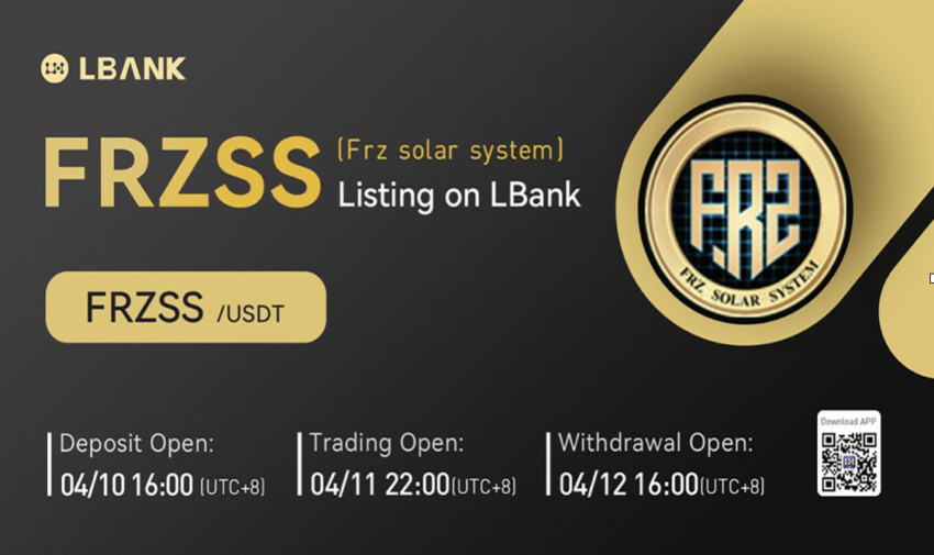 LBank Exchange Will List Frz Solar System (FRZSS) on April 11, 2022