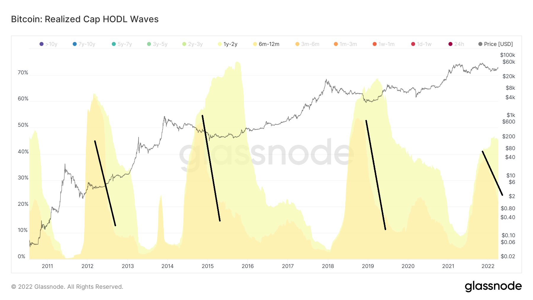 BTC hodl wave