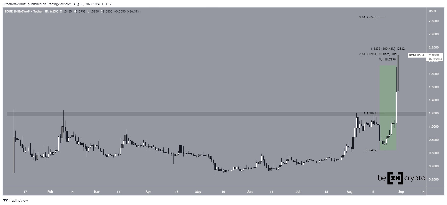 BONE upward movement