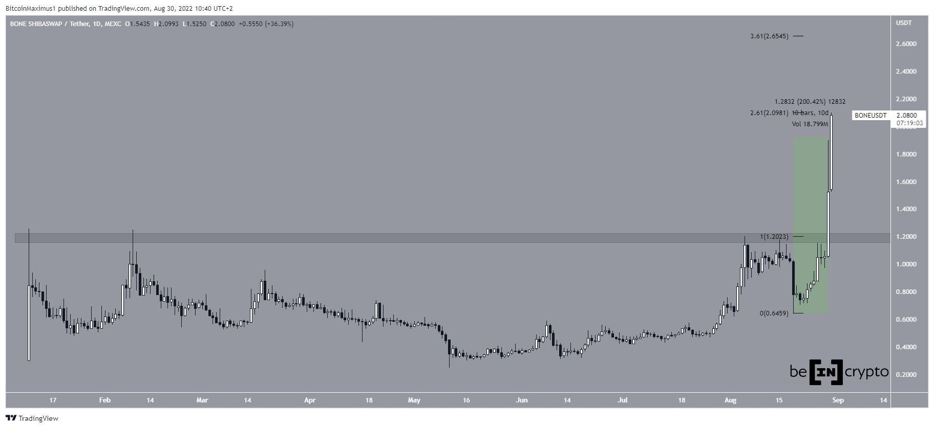 BONE upward movement