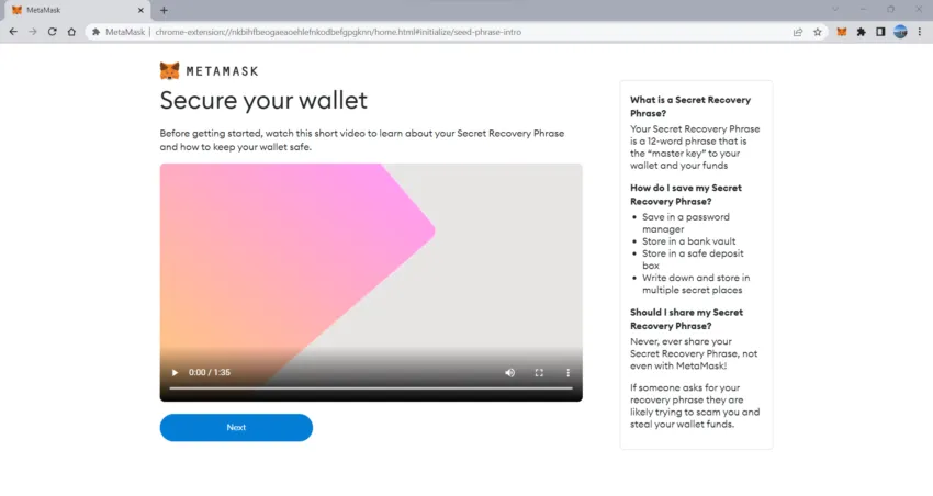 Secure your wallet