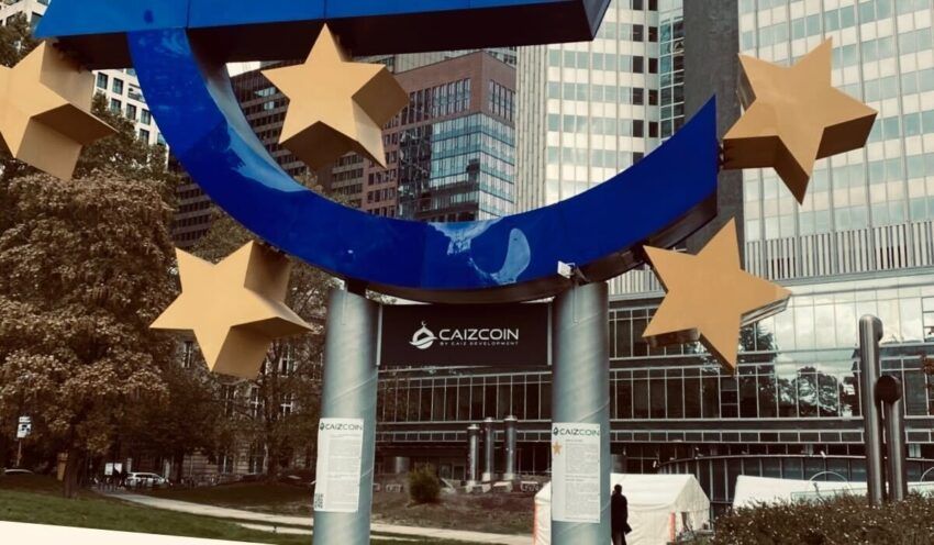 Caizcoin Has Saved Frankfurt’s Euro Monument