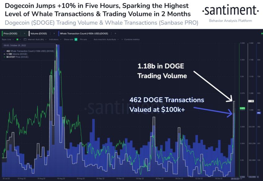 Dogecoin DOGE price