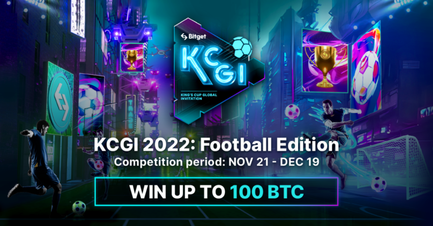Bitget to Launch KCGI 2022: With 100 BTC Prize Pool