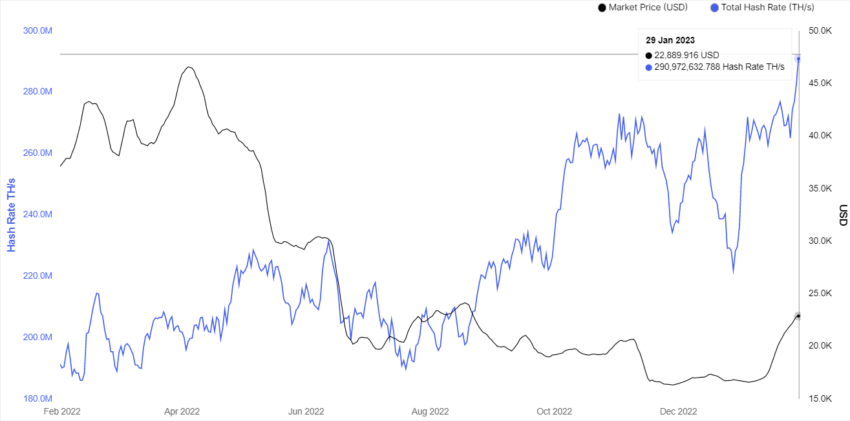 BTC Hash Rate