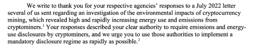 Feb.6 Note from Congress Source: Warren Senate