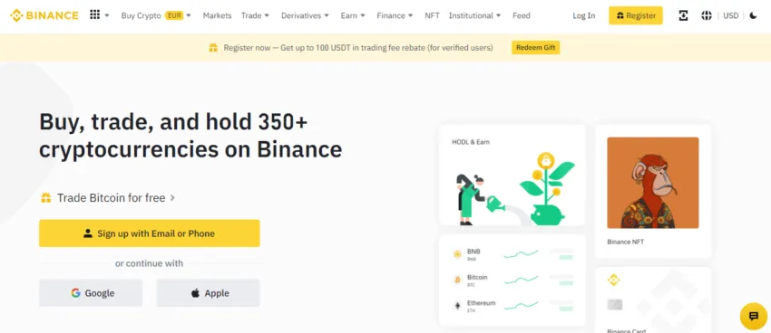 Binance crypto options trading