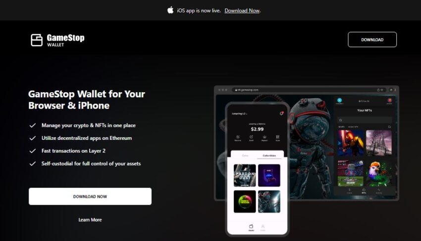 gamesto wallet