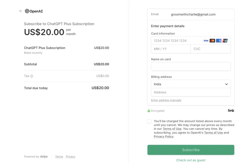 chatgbt 4 screenshot