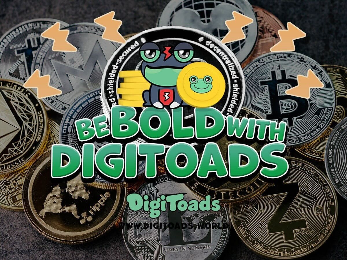 DigiToads TOADS Revolutionary P2E meme coin joined by Chills