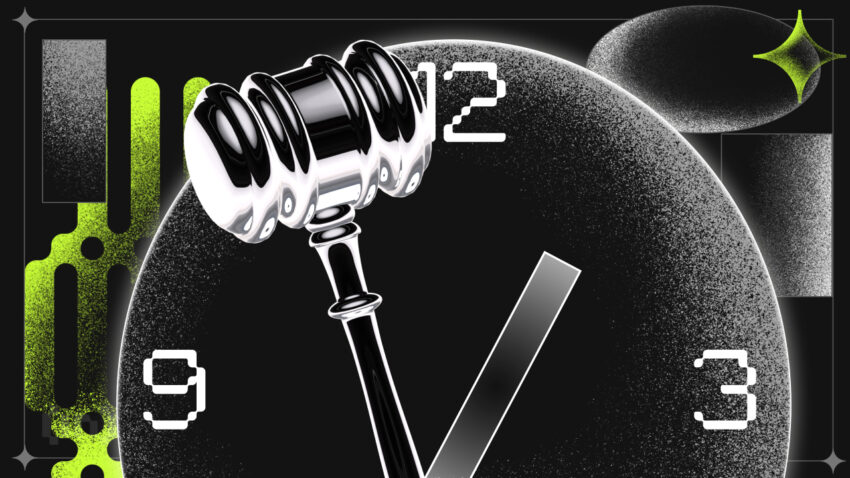 crypto law gavel