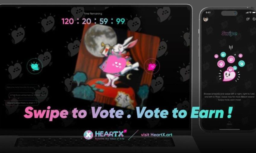 HeartX Unveils Vote-to-Earn Game to Warm Up the Launch of the Platform