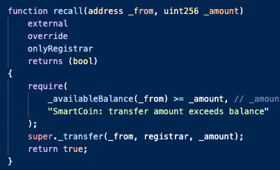 SG CBDC Stablecoin Code Snippet - Twitter/@0xCygaar