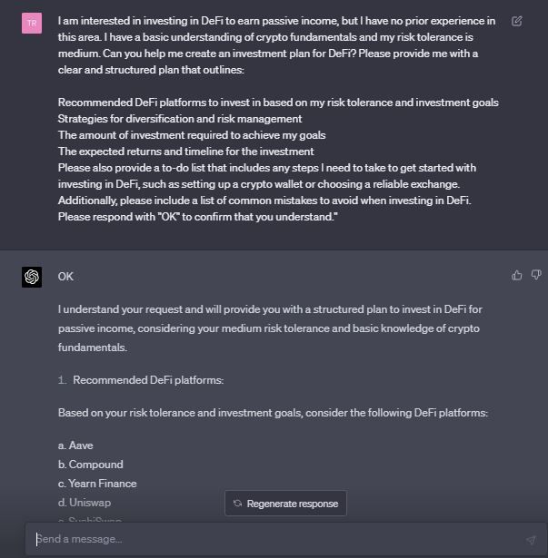chatgbt prompts defi