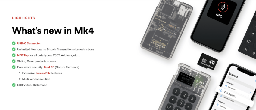 Coldcard MK4