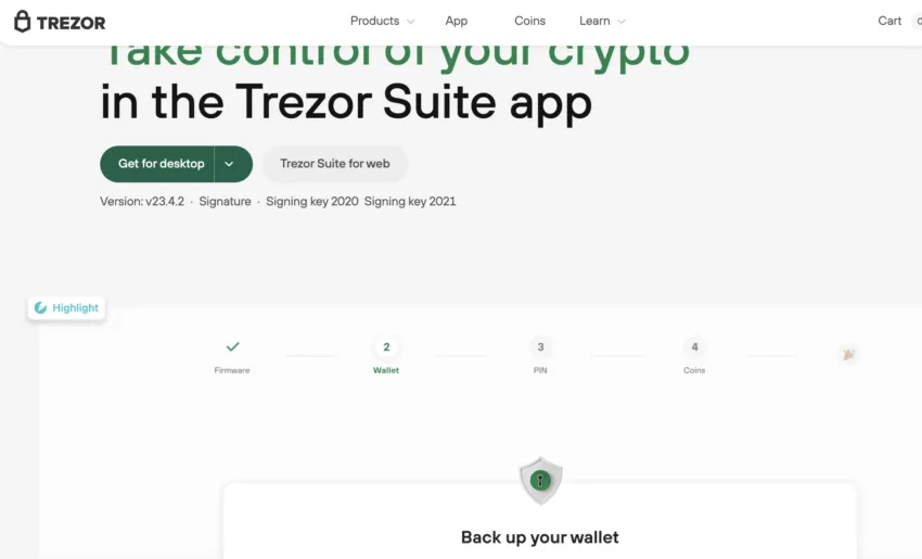 Ledger vs. Trezor and suite interface
