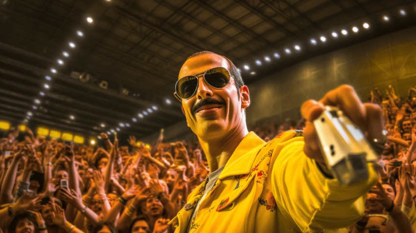 Freddie Mercury concert: BIC