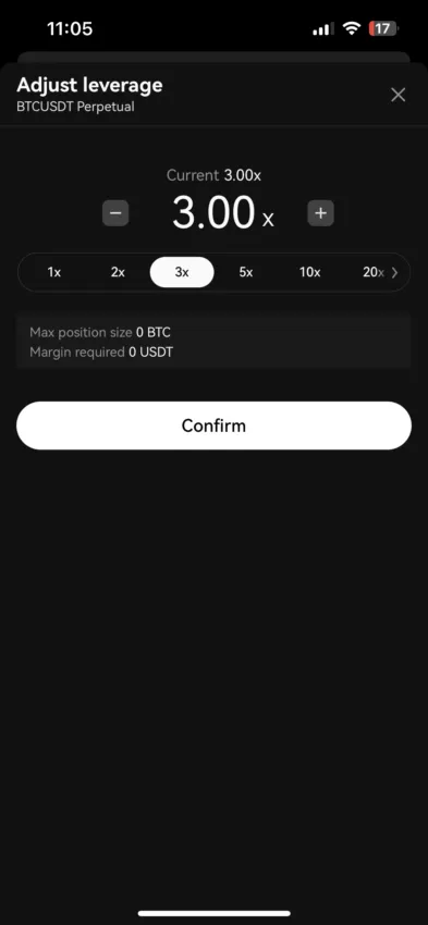 3x leverage: OKX